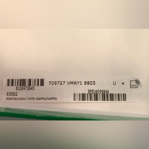 Bottega Veneta Intreccio Leather Key Ring - Picture 5 of 5